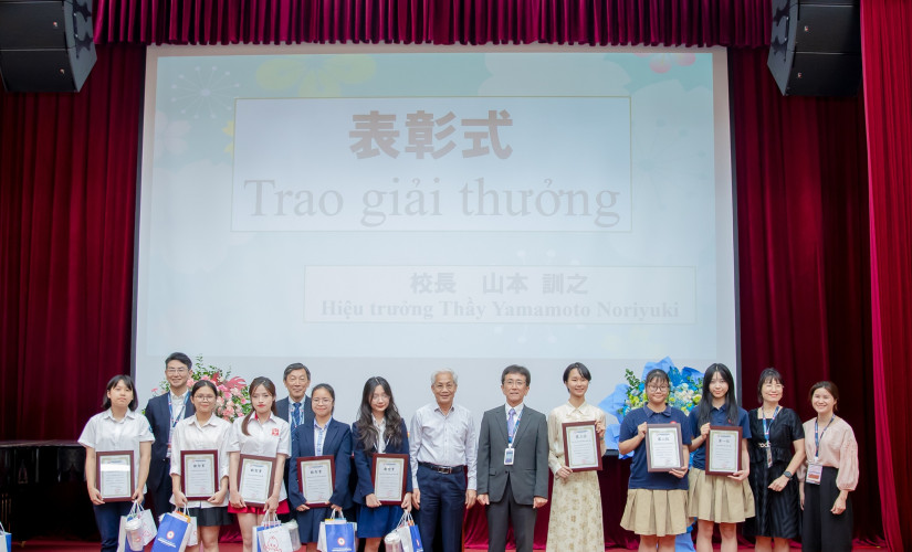 HỌC SINH JIS ẴM TRỌN GIẢI NHẤT, NHÌ TRONG CUỘC THI HÙNG BIỆN TIẾNG NHẬT LIÊN TRƯỜNG LẦN THỨ I