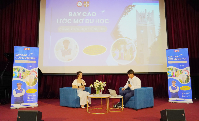 BAY CAO ƯỚC MƠ DU HỌC CÙNG CỰU HỌC SINH JIS 