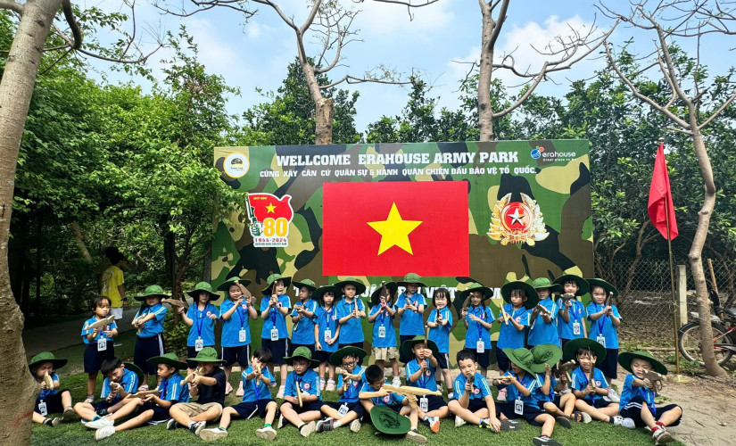 BUỔI DÃ NGOẠI THÚ VỊ CỦA CÁC BẠN NHỎ KHỐI 1 TẠI CÔNG VIÊN CẦU VỒNG ERAHOUSE