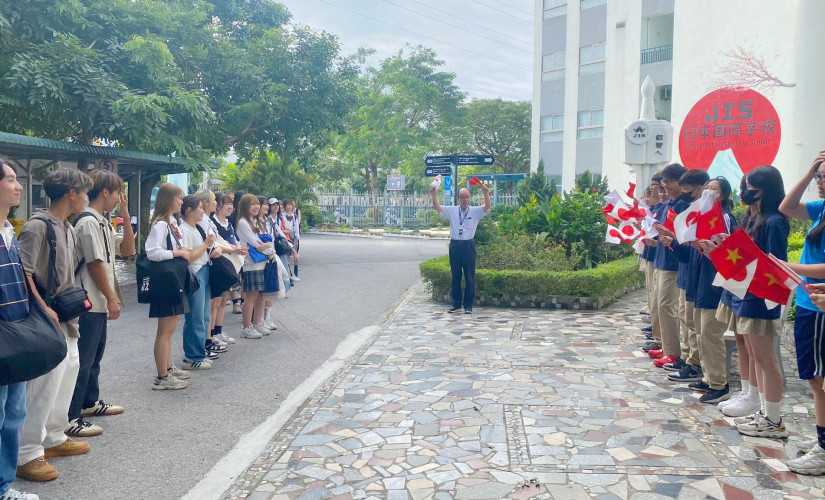 HỌC SINH HỆ JIP GIAO LƯU VĂN HÓA, GIÁO DỤC VỚI TRƯỜNG THPT THUỘC ĐẠI HỌC CHUO 