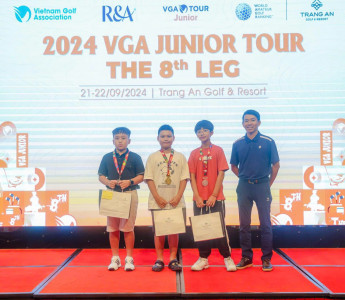 HỌC SINH NGUYỄN GIA VINH LỚP J5-1 GIÀNH CHIẾN THẮNG TẠI GIẢI GOLF VGA JUNIOR TOUR