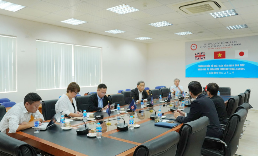 HỌC SINH JIS GIAO LƯU, TÌM HIỂU CƠ HỘI DU HỌC TẠI ĐẠI HỌC CHUO, NHẬT BẢN 