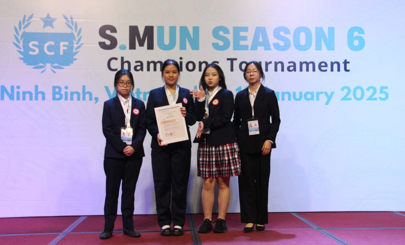 HỌC SINH JIS THAM DỰ HỘI NGHỊ MÔ PHỎNG LIÊN HỢP QUỐC: BƯỚC ĐẦU TRỞ THÀNH NHÀ NGOẠI GIAO TƯƠNG LAI