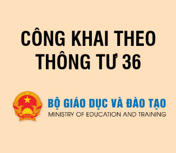 Thông báo công khai trong Nhà trường theo Thông tư 36/2017/TT-BGDĐT 