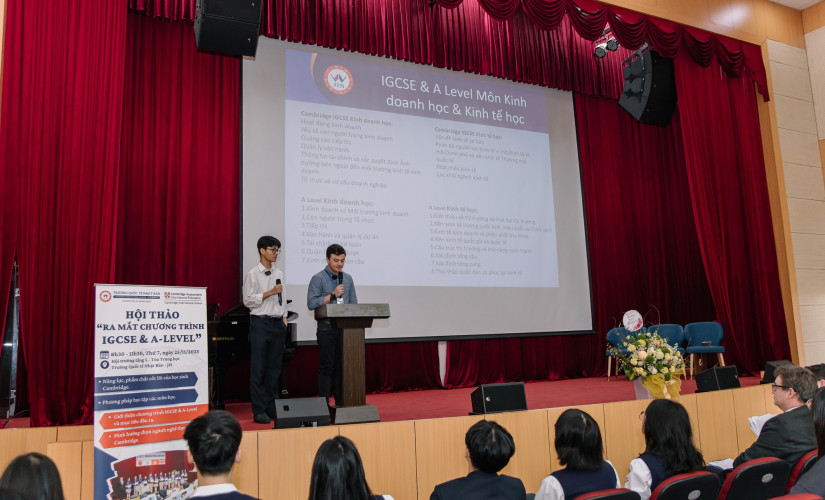 Hội thảo “RA MẮT CHƯƠNG TRÌNH IGCSE & A-LEVEL”