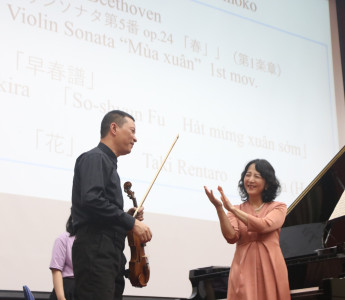 Hòa nhạc Nhật - Việt tại JIS hướng tới kỷ niệm 50 năm ngoại giao Việt Nam - Nhật Bản