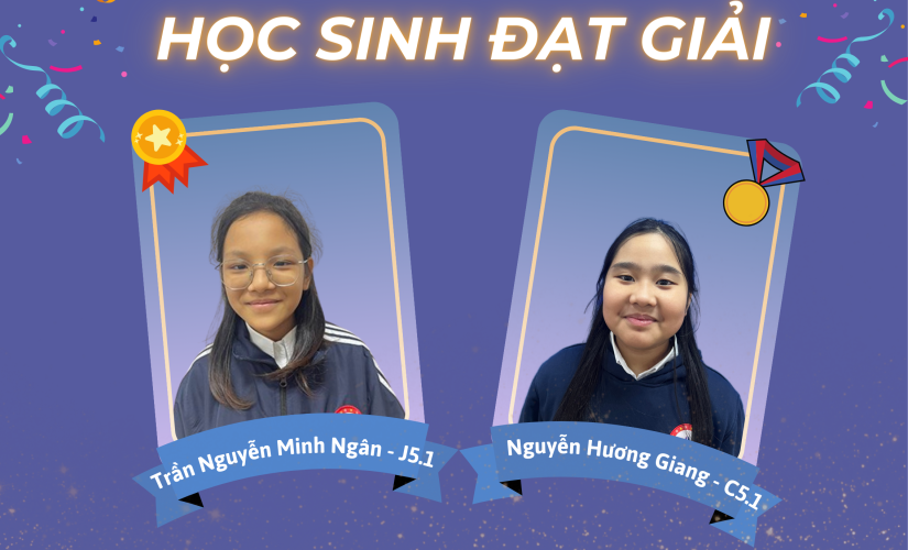 CHÚC MỪNG THÀNH TÍCH CỦA HỌC SINH JIS TẠI KỲ THI OLYMPIC TIẾNG ANH CẤP QUẬN