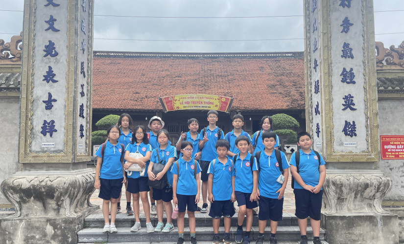 KHỐI 6 JIS TRẢI NGHIỆM TRỞ THÀNH "NGHỆ NHÂN LÀM GỐM" 