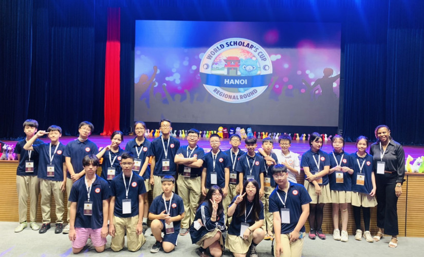 HỌC SINH JIS TỎA SÁNG VÀ TỰ TIN TRANH BIỆN TIẾNG ANH TẠI THE WORLD SCHOLAR’S CUP